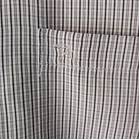 Arnold Palmer Long Sleeve Button Down Plaid Dress Casual Size 15.5 M - Picture 4 of 9